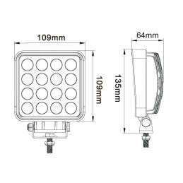 LED work lamp 2880 lumens