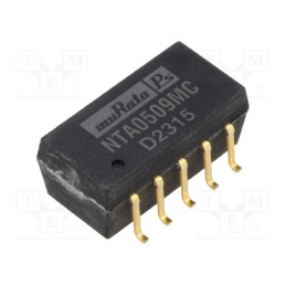 1 pcs x Murata Power Solutions - NTA0509MC - Converter: DC/DC, 1W, Uin: 4.5÷5.5V, Uout: 9VDC, Uout2: -9VDC, SMD