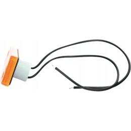 Rectangular LED marker lamp 12 24v with cable