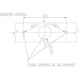 Rectangular LED marker lamp 12 24v with cable
