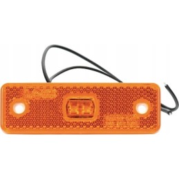 Rectangular LED marker lamp 12 24v with cable