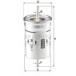 Oil filter mann seat arosa cordoba ibiza leon 1 4