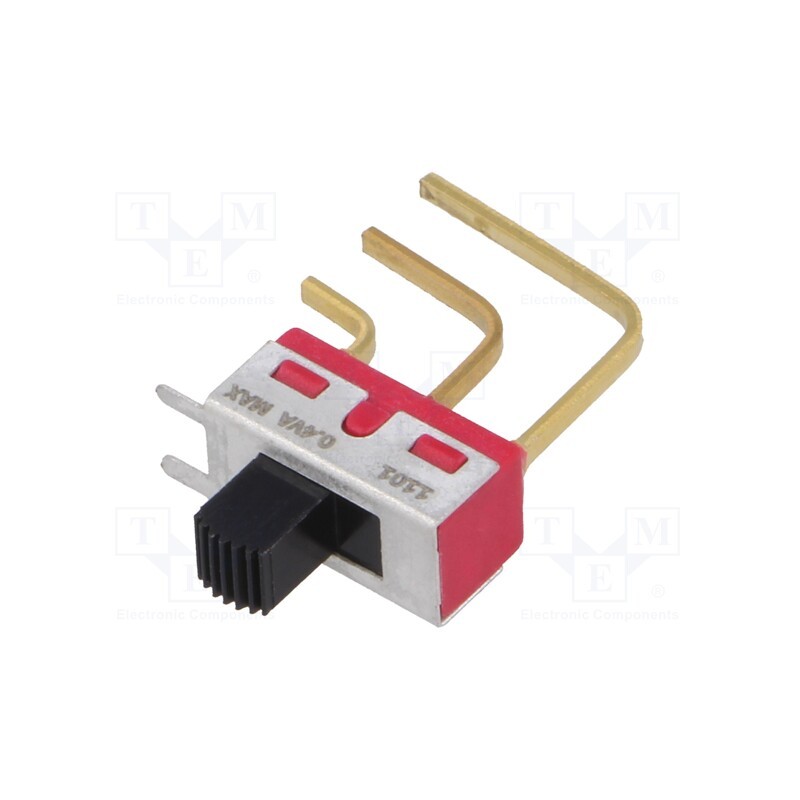 1 pcs x C&K - 1101M2S3AV2BE2 - Switch: slide, Pos: 2, SPDT, 3A/250VAC, 6A/28VDC, ON-ON, THT, 1000