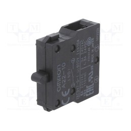 1 pcs x OMRON - A22-10 - Contact block, Contacts: NO