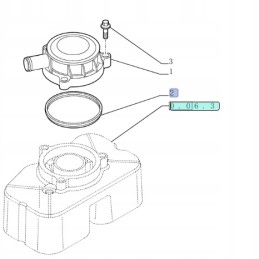 Seal new holland 2852028 cnh case new holland