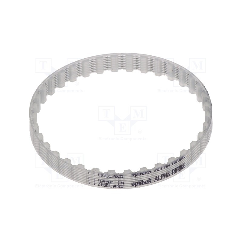 1 pcs x OPTIBELT - T5 180 677ZA - Timing belt, T5, W: 6mm, H: 2.2mm, Lw: 180mm, Tooth height: 1.2mm
