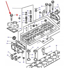 3637046m1 partially threaded screw m8 x 55