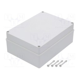 1 pcs x PAWBOL - S-BOX 616 - Enclosure: multipurpose, X: 220mm, Y: 300mm, Z: 120mm, grey, IP65
