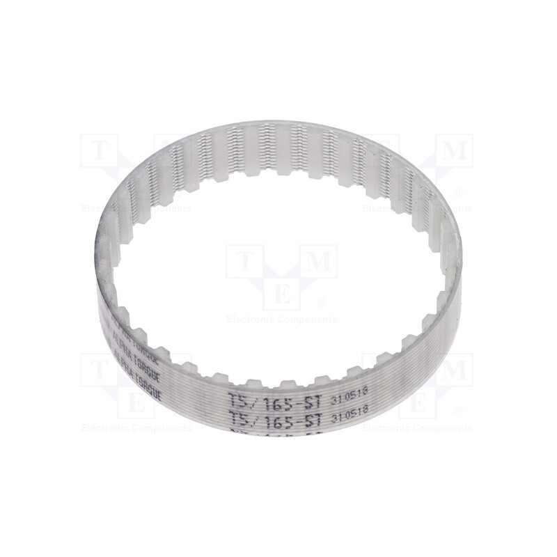 1 pcs x OPTIBELT - T5 165 1077ZA - Timing belt, T5, W: 10mm, H: 2.2mm, Lw: 165mm, Tooth height: 1.2mm