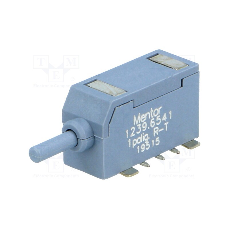 1 pcs x MENTOR - 1239.6541 - Switch: push-button, Pos: 2, SPDT, 0.5A/60VAC, 0.5A/60VDC, ON-(ON)