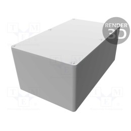 1 pcs x HAMMOND - 1590EE - Enclosure: multipurpose, X: 120mm, Y: 200mm, Z: 84mm, 1590, aluminium