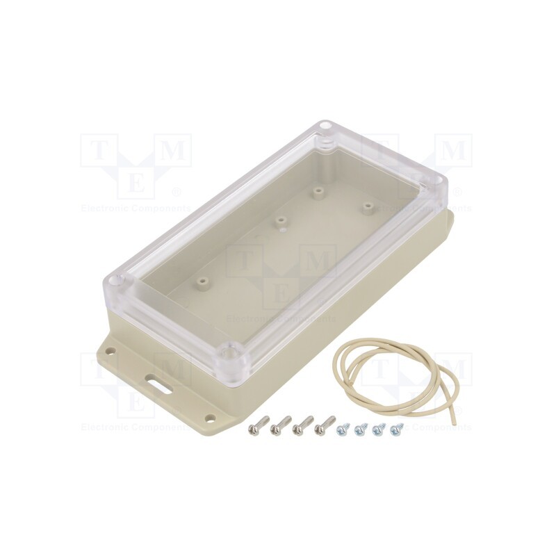 1 pcs x HAMMOND - RP1165BFC - Enclosure: multipurpose, X: 85mm, Y: 165mm, Z: 40mm, Ritec, ABS, IP65