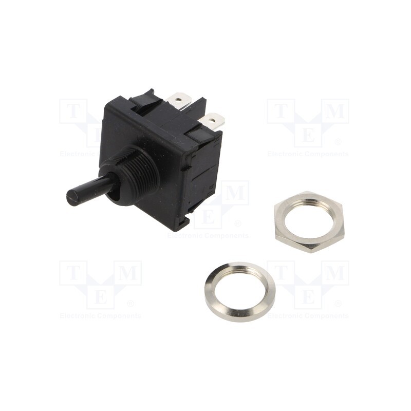 1 pcs x Marquardt - 01824.1101-01 - Switch: toggle, Pos: 2, DPDT, ON-ON, 6A/250VAC, Leads: for soldering