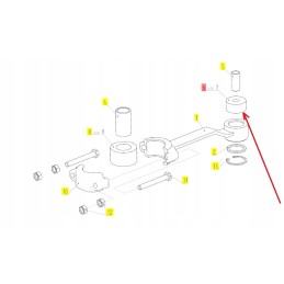 100010535 rubber sleeve 15 x 41 x 20 mm