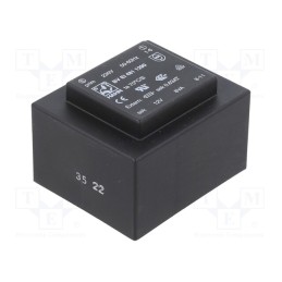 20 pcs x HAHN - BV EI 481 1290 - Transformer: encapsulated, 8VA, 230VAC, 12V, 667mA, PCB, BVEI