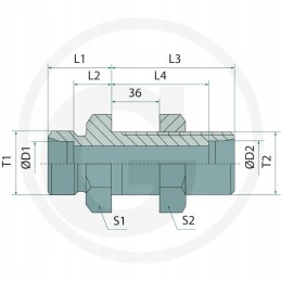 Bulkhead bolt m 20x1 5 m 20x1 5