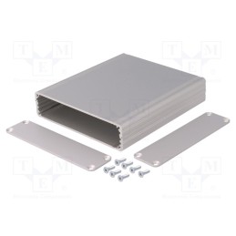 1 pcs x FISCHER ELEKTRONIK - AKG 105 26 120 ME - Enclosure: with panel, AKG, X: 105mm, Y: 120mm, Z: 26mm, aluminium