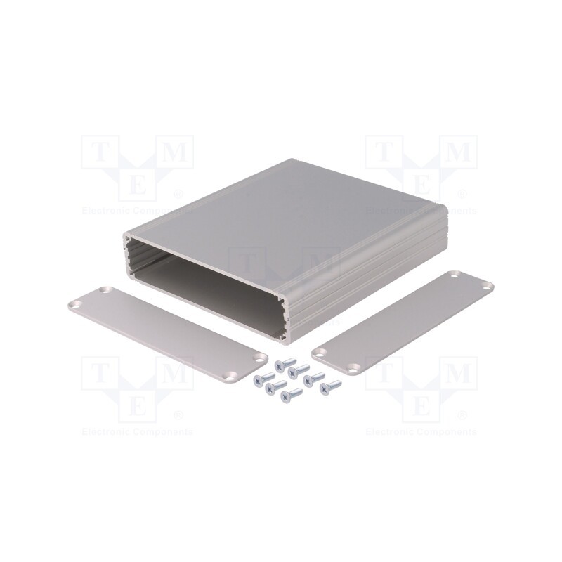 1 pcs x FISCHER ELEKTRONIK - AKG 105 26 120 ME - Enclosure: with panel, AKG, X: 105mm, Y: 120mm, Z: 26mm, aluminium