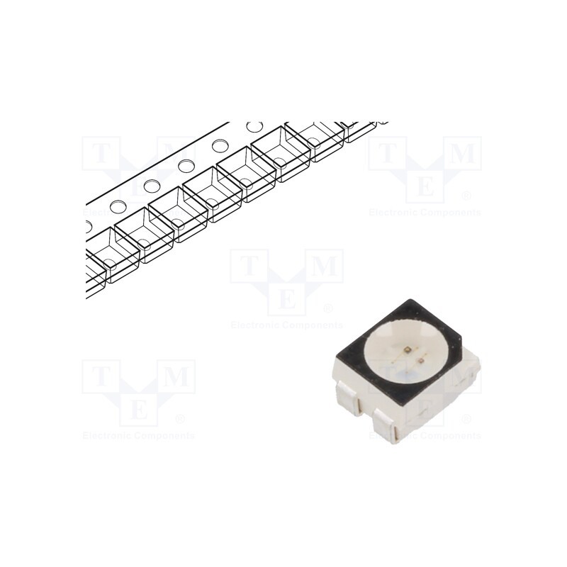 5 pcs x REFOND - RF-P5RA30BS-B22(WE) - LED, SMD, 3528,PLCC4, red/yellow-green, 3.5x2.8x1.9mm, 120°, 20mA