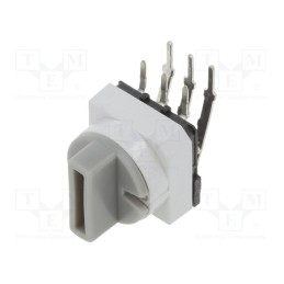 1 pcs x PTR HARTMANN - PT65501L254 - Encoding switch, DEC/BCD, Pos: 10, THT, Rcont max: 80mΩ, PT65