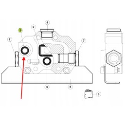 6005029229 hydraulic valve seal
