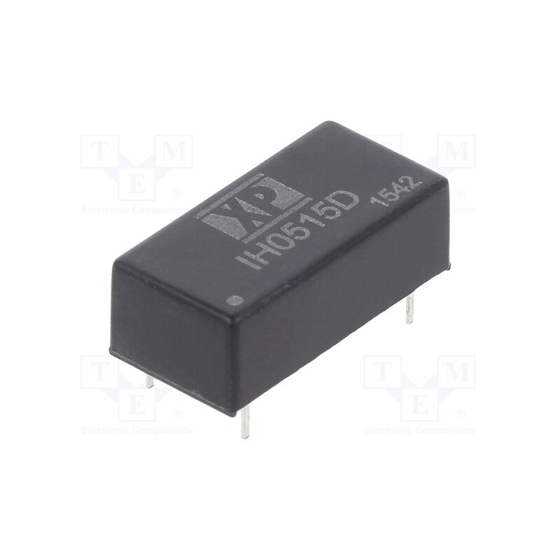 1 pcs x XP POWER - IH0515D - Converter: DC/DC, 2W, Uin: 5V, Uout: 15VDC, Uout2: -15VDC, Iout: 66mA