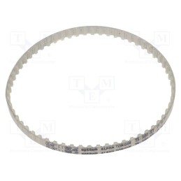1 pcs x OPTIBELT - T5 300 677ZA - Timing belt, T5, W: 6mm, H: 2.2mm, Lw: 380mm, Tooth height: 1.2mm