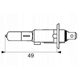 Gl12258pr halogen bulb h1 55w 12v philips