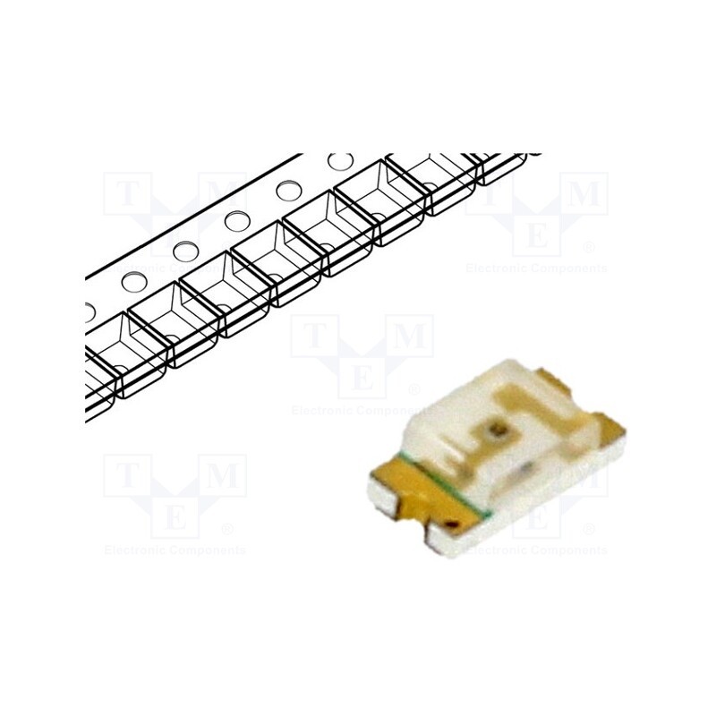 5 pcs x LITEON - LTST-C150KGKT - LED, SMD, 1206, green, 18÷71mcd, 3.2x1.6x1.1mm, 130°, 2V, 20mA, 75mW