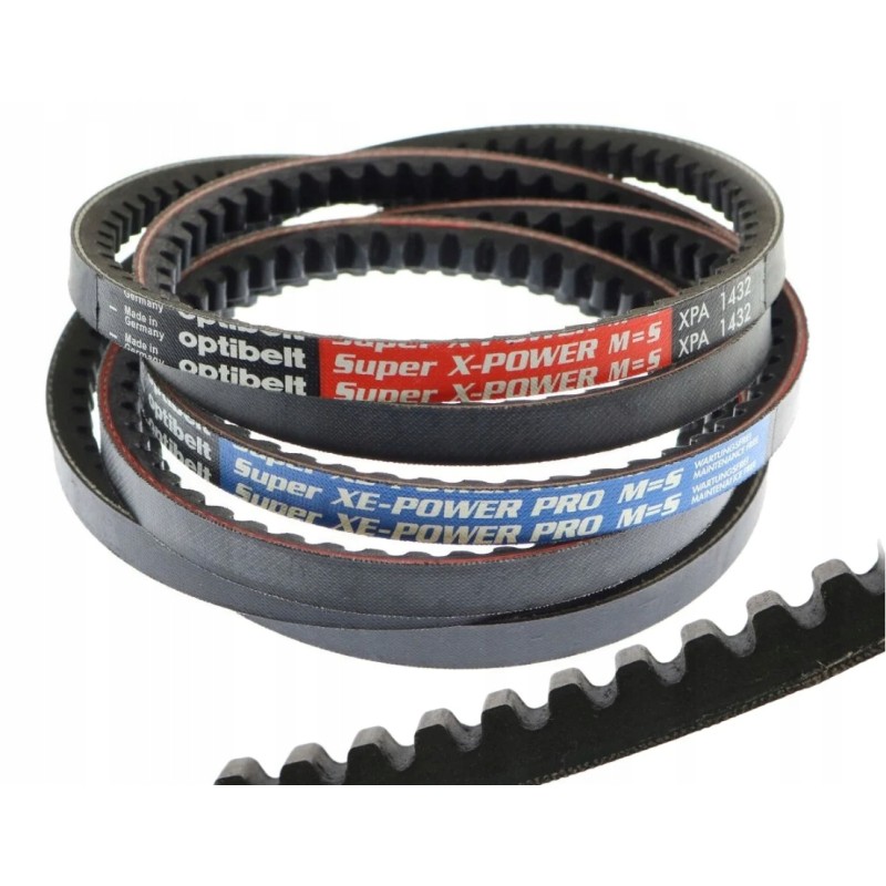 Timed V-belt optibelt with 10 xpz 1212