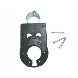 7-pole socket support with clamp