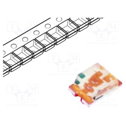 5 pcs x LITEON - LTST-C171TBKT - LED, SMD, 0805, blue, 28÷180mcd, 2x1.25x0.8mm, 130°, 2.8÷3.8V, 20mA