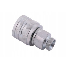 Hydraulic quick connector, plug M22x1 5 external