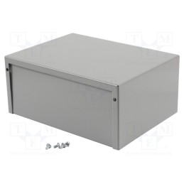 1 pcs x HAMMOND - 1411R - Enclosure: multipurpose, X: 152mm, Y: 203mm, Z: 89mm, 1411, aluminium