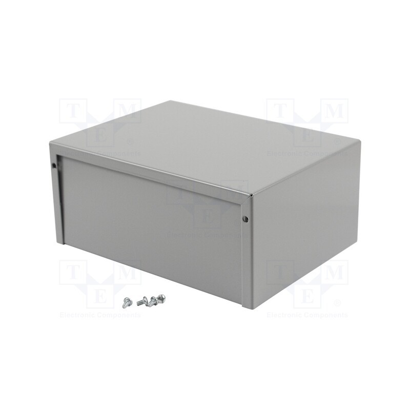 1 pcs x HAMMOND - 1411R - Enclosure: multipurpose, X: 152mm, Y: 203mm, Z: 89mm, 1411, aluminium