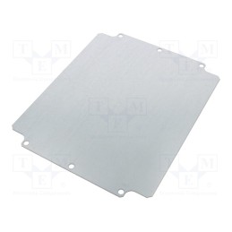 1 pcs x FIBOX - 9511016 - Mounting plate, steel, W: 215mm, L: 264mm, Thk: 1.5mm, Plating: zinc