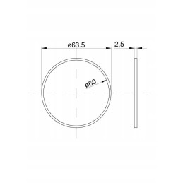 Gearbox spacer ring 80121162 c 385