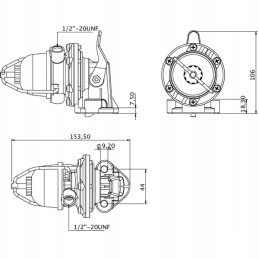 Fuel feed pump david brown k944997