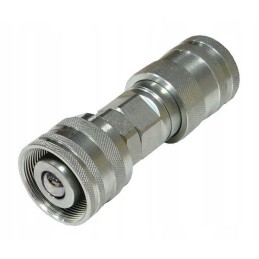 Reduction plug, screwed Euro push pull socket