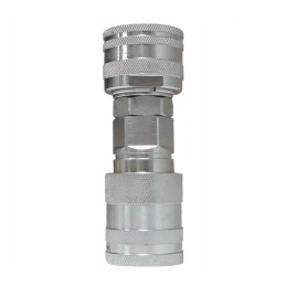 Reduction plug, screwed Euro push pull socket