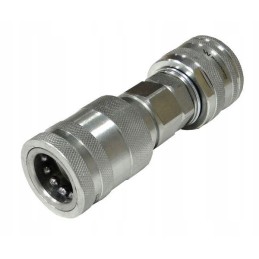 Reduction plug, screwed Euro push pull socket