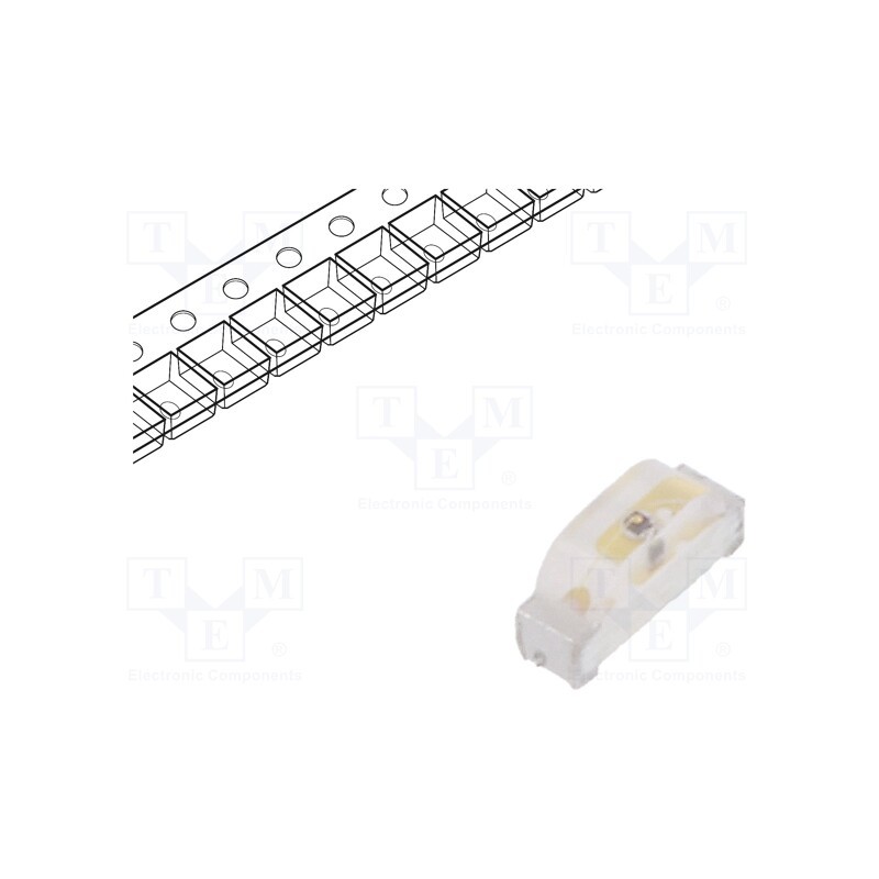 5 pcs x EVERLIGHT - 12-215SYGC/S530-E2/TR8 - LED, SMD, 0804, yellow green, 16.8÷20.5mcd, 2.1x1x0.6mm, 130°, 20mA