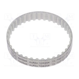 1 pcs x OPTIBELT - T5 185 1077ZA - Timing belt, T5, W: 10mm, H: 2.2mm, Lw: 185mm, Tooth height: 1.2mm