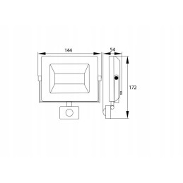 Floodlight SMD LED lamp 230v 20w 4000k 1600lm and
