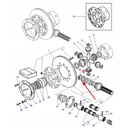 3791076m2 differential gear distance 0 5 mm