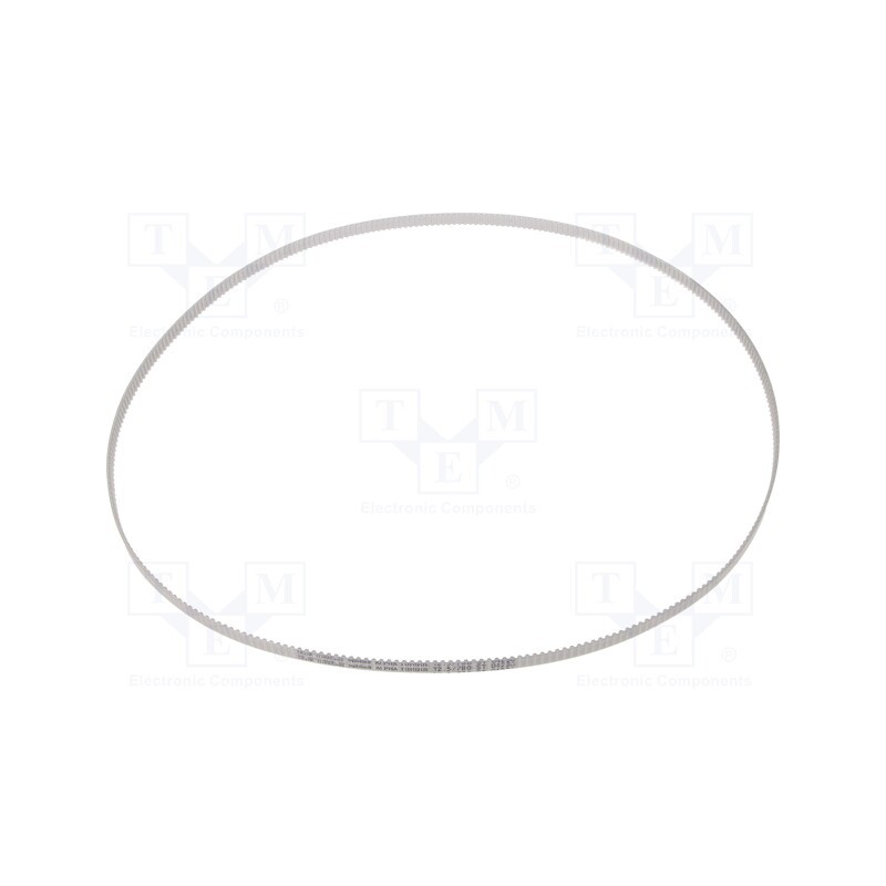 1 pcs x OPTIBELT - T2,5 780 677ZA - Timing belt, T2.5, W: 6mm, H: 1.3mm, Lw: 780mm, Tooth height: 0.7mm