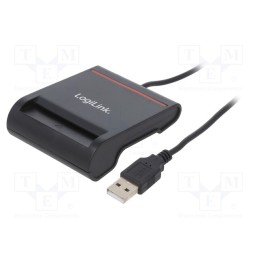 1 pcs x LOGILINK - CR0047 - Card reader: chip, USB 2.0, IC/ID, Communication: USB, USB A plug