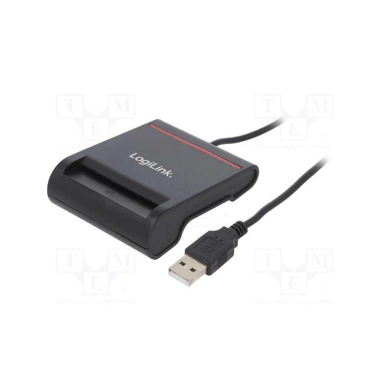 1 pcs x LOGILINK - CR0047 - Card reader: chip, USB 2.0, IC/ID, Communication: USB, USB A plug