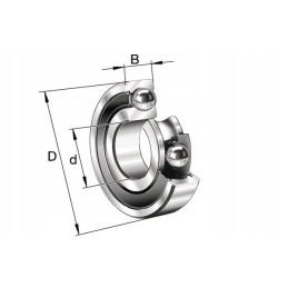 Ball bearing ina fag 62204 2rsr