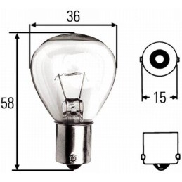 BA15S bulbs 24v 45w